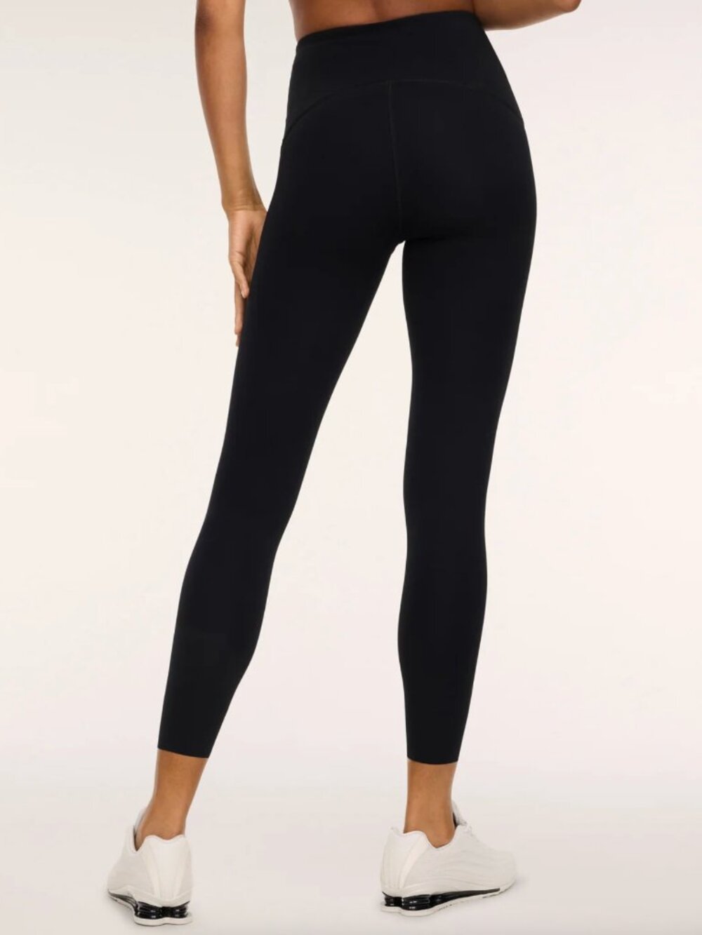 Spanxshape High-waisted Booty Boost Crop Workout Leggings Black Medium - Picture 2 of 10